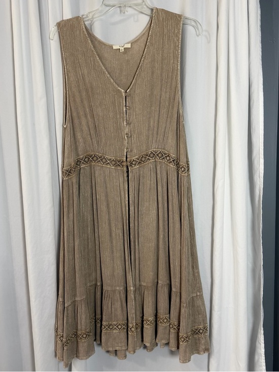 easel Tops - Easel Sleeveless Boho Duster